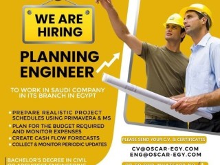 Planning Engineer Jobs in Egypt