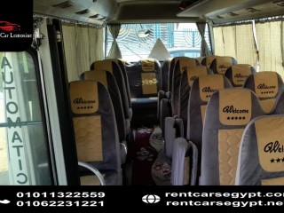 Rent Toyota Coaster 2021 at Cairo Airport