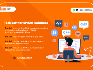 Mobile application design | website design and development | Tech Soft for SMART Solutions